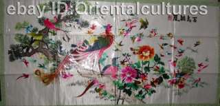 Chinese totally Hand Su silk Embroidery artcute cats  