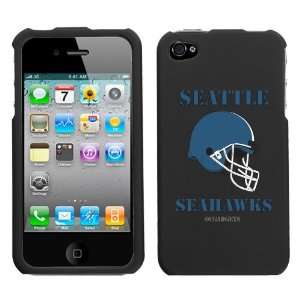  iPhone 4 4S Seattle Seahawks Black Superior Helmet Snap on 