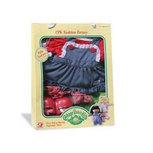    Cabbage Patch Kids Denim Jumper with Red Top Toys & Games