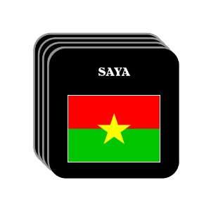  Burkina Faso   SAYA Set of 4 Mini Mousepad Coasters 
