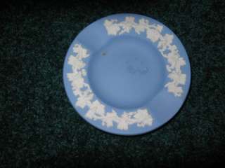 Wedgwood small plate dish ashtray blue white  