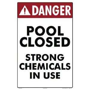  Sign Danger Pool Closed 5005Wa1218E