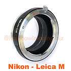   LM Lens to Nikon Camera Adapter Ring for D3000 D3100 D5000 D7000