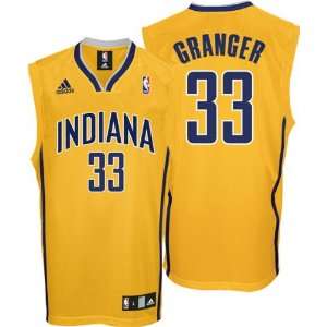 Danny Granger Jersey adidas Gold Replica #33 Indiana Pacers Jersey