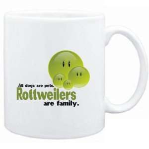  Mug White FAMILY DOG Rottweilers Dogs