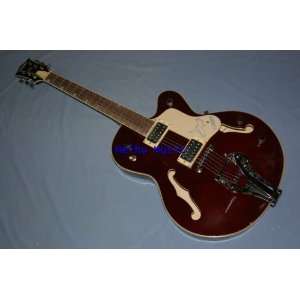  jazz falcon electric guitar dark red china factory 