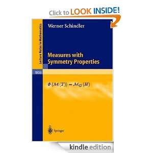  Measures with Symmetry Properties (Lecture Notes in Mathematics 