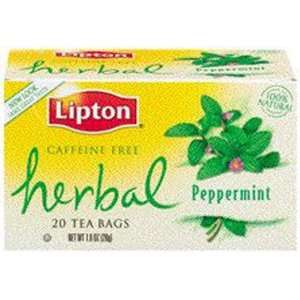 Lipton Caffeine Free Herbal Peppermint Grocery & Gourmet Food
