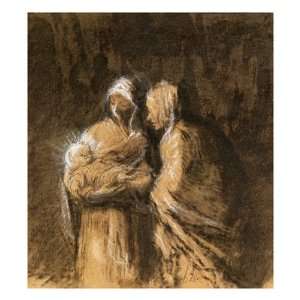 Daumier Virgin & Child Giclee Poster Print 