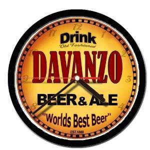  DAVANZO beer ale wall clock 