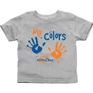  Pepperdine Waves Toddler My Colors T Shirt   Ash Sports 