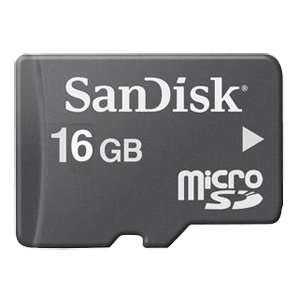 SanDisk MicroSD 16 GB SDHC Card Only