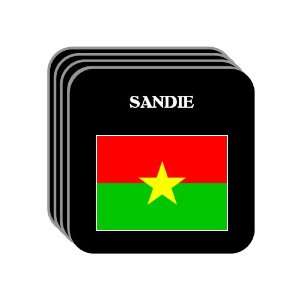  Burkina Faso   SANDIE Set of 4 Mini Mousepad Coasters 