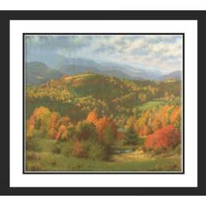  Whitney, Richard 32x28 Framed and Double Matted Autumn 