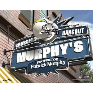  Personalized San Diego Chargers Hangout Print Sports 