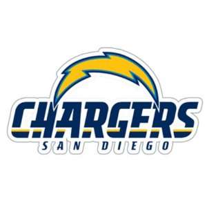  San Diego Chargers Window Film 12 Die Cut   Chargers 