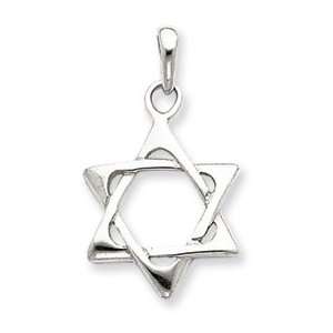  Sterling Silver Star of David Pendant Jewelry