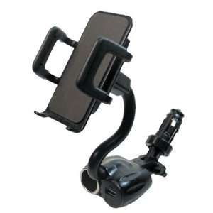 BW USB Duo Charger Mount Phone Holder for Samsung DoubleTime i857 
