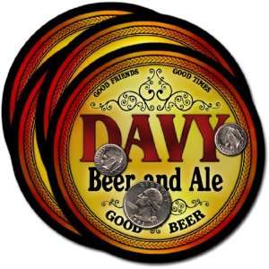  Davy, WV Beer & Ale Coasters   4pk 