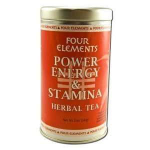 Four Elements Herbal Teas 2 oz Tin   Power, Energy, & Stamina Tea 