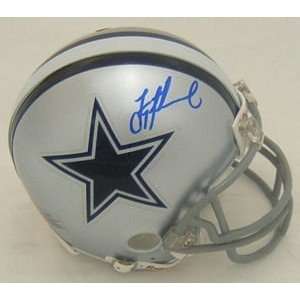  Troy Aikman Autographed/Hand Signed Dallas Cowboys Mini 