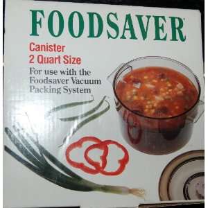 FoodSaver Canister 2 Quart Size 