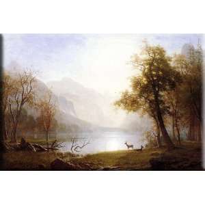   Canyon 30x20 Streched Canvas Art by Bierstadt, Albert
