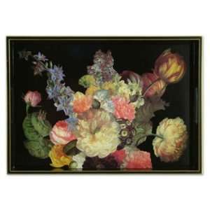  Decoupage tray, Tropical Blooms