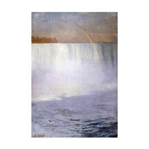  Waterfall and Rainbow, Niagara by Albert Bierstadt . Art 