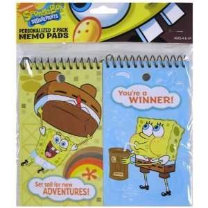  Sponge Bob 3X5 Personalized 2Pk Memo Pad Case Pack 48 