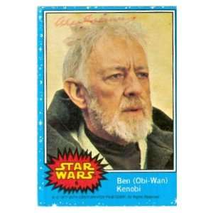  Alec Guinness autographed trading card Obi Wan Star Wars 