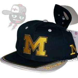  Vintage Michigan Wolverines Deadstock Starter Snapback Hat 