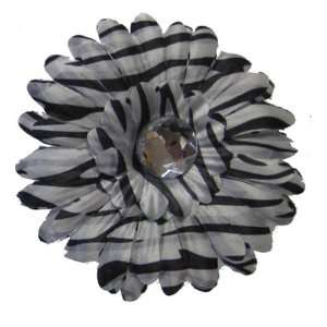  Zebra Daisy Flower Hair Clip