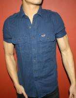   MUSCLE SLIM FIT MILITARY BUTTON RUGBY POLO NAVY SHIRT MENS XL  