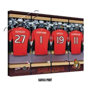  Ottawa Senators Personalized Locker Room Print Sports 