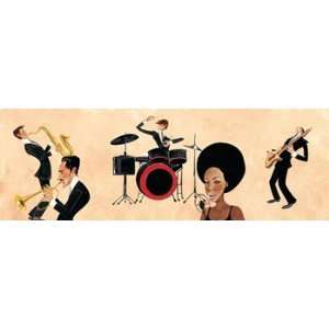 Hot Jazz I   Poster by Andretti (35.5X11.5) 