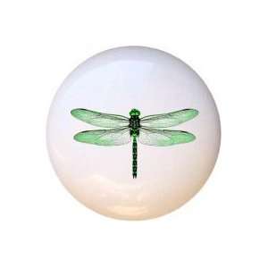  Dragonflies Litchfield Lime Dragonfly Drawer Pull Knob 
