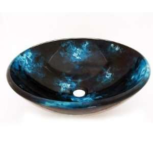  Vessel Sink in Deep Blue Sea