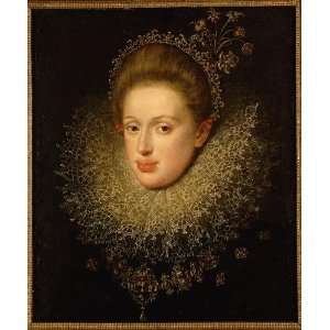   38 inches   Portrait of Anna of Austria 