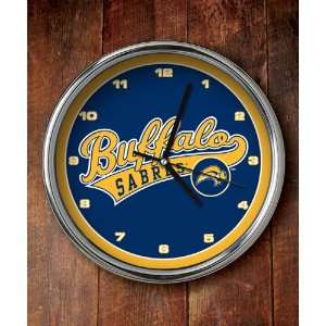  Pack of 3 NHL Buffalo Sabres Hockey Round Chrome Wall 