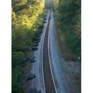  Railroad Tracks Cut Through the Kansas City Zoo Stretched 