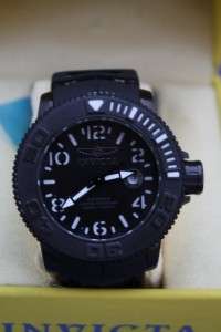 Mens Invicta 1073 Black Sea Hunter Automatic Swiss Sellita SW200 Watch 
