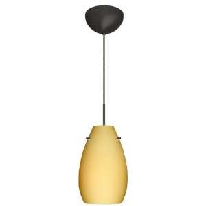  Besa Lighting 1JC 4126VM X1 BR Vanilla Matte Pera 9 Single 