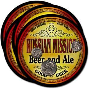Russian Mission, AK Beer & Ale Coasters   4pk