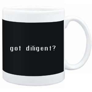  Mug Black  Got diligent?  Adjetives