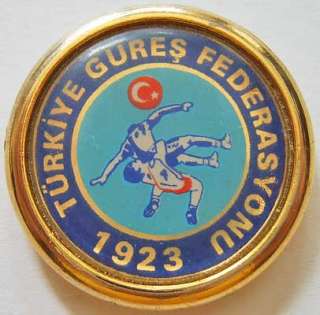 Turkey sport badge Turkish Wrestling Federation f 1923  