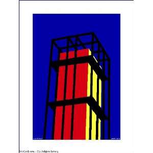 Poster Print Asbjorn Lonvig   24x32 inches   Arne Jacobsen Tower 