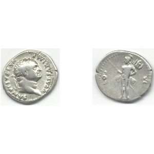   ROME Titus (79 81 CE) Silver Denarius, RSC 65 