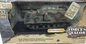 FORCES OF VALOR 1/32 US M270 ROCKETS DIE CAST VEHICLE BRAND NEW IN BOX 