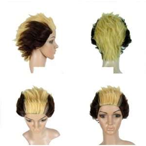  costum new anime Short blonde brown Cosplay Party Wig 